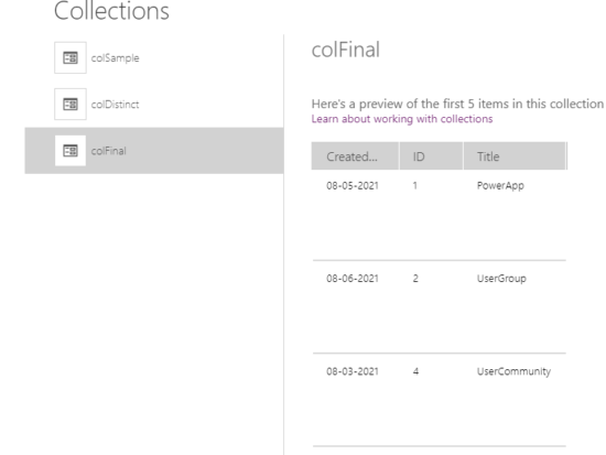 powerapps-remove-duplicate-in-a-collection