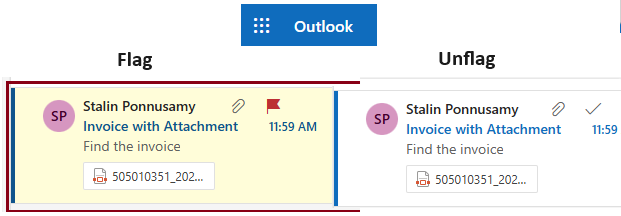 Power Automate – Flag and Unflag the Email on Shared Mailbox